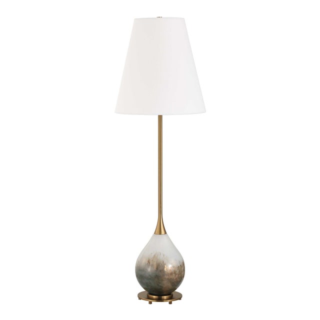 Kenneth Ludwig Chicago Cardoni Smoke Buffet Lamp For Sale - Image 4 of 6