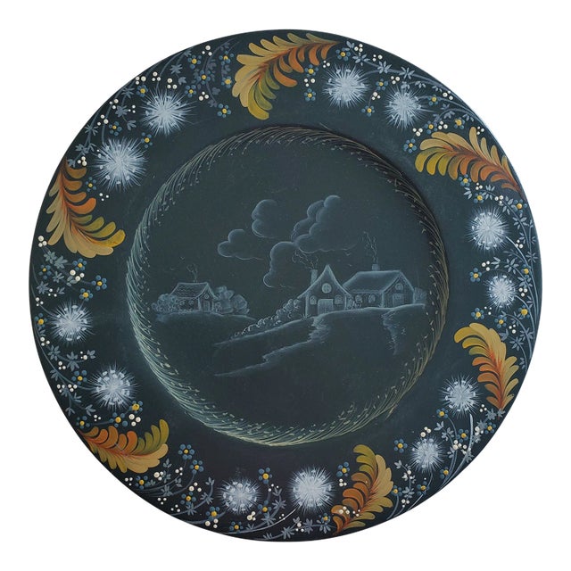 1980s Vintage Fall-Themed Tole Decor For Sale