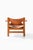 Wood The Spanish Chair in Leather and Oak attributed to Børge Mogensen, 1950s For Sale - Image 7 of 8