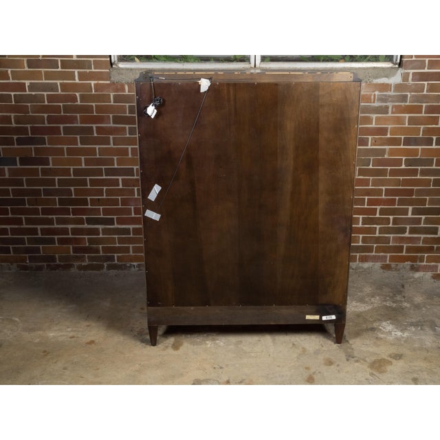 Late 20th Century Vitrine Cabinet With Glass Doors and Shelves, Attributed to Barbara Barry for Henredon For Sale - Image 11 of 12