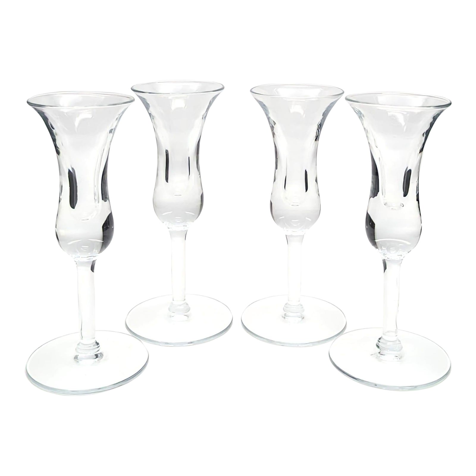 1960s HandBlown Holmegaard Aperitif Cordial Glasses, Set of 4 Chairish