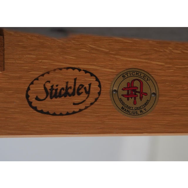 Stickley Mission Oak Prairie Settee Sofa For Sale - Image 18 of 18