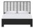 Liam Standard Bed King - Black For Sale