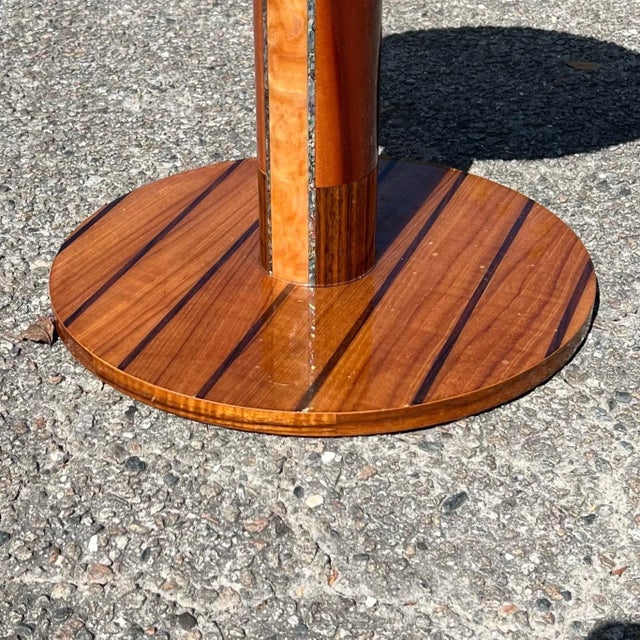 1970s Artisan Crafted Specimen Compass Table For Sale - Image 9 of 12