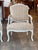 French 18th Century Painted Pair of French Fauteuils For Sale - Image 3 of 10