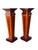 Late 20th Century Pair Mahogany Inlaid Pedestals For Sale - Image 4 of 15