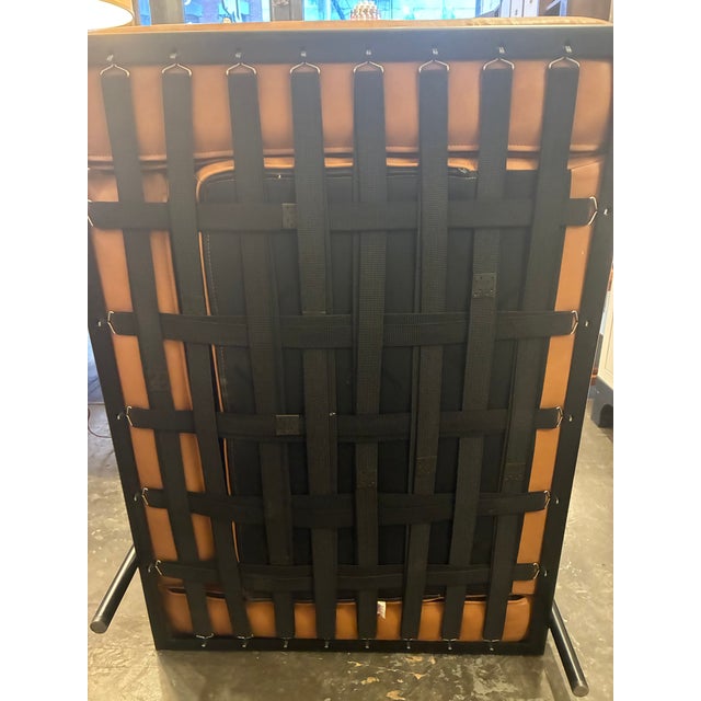 1980s Le Corbusier Jeanneret Perriand Cassina Lc3 Club Lounge Chair For Sale - Image 9 of 9