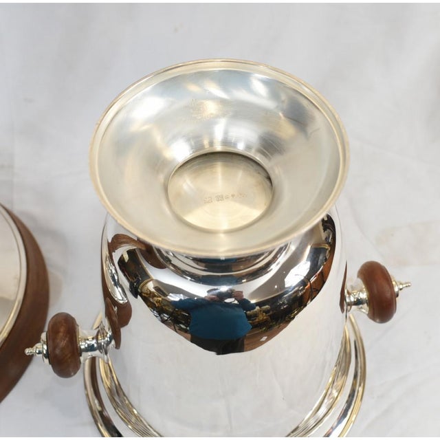 Art Deco Silver Plated Champagne Bucket Stand For Sale - Image 18 of 18