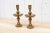 19th Century Traditional Indian Brass Engraved Candle Holders For Sale - Image 5 of 8