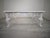 Baroque Baroque Whitewashed Coffee Table with Beveled Glass For Sale - Image 3 of 11
