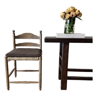 Kalmar White Oak Montana Brown Entry Chair For Sale