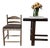 Kalmar White Oak Montana Brown Entry Chair For Sale
