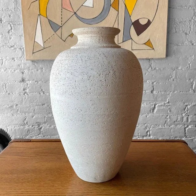 1960s 1960s Italian Earthenware Ceramic Vase by Flavia Montelupo For Sale - Image 5 of 12