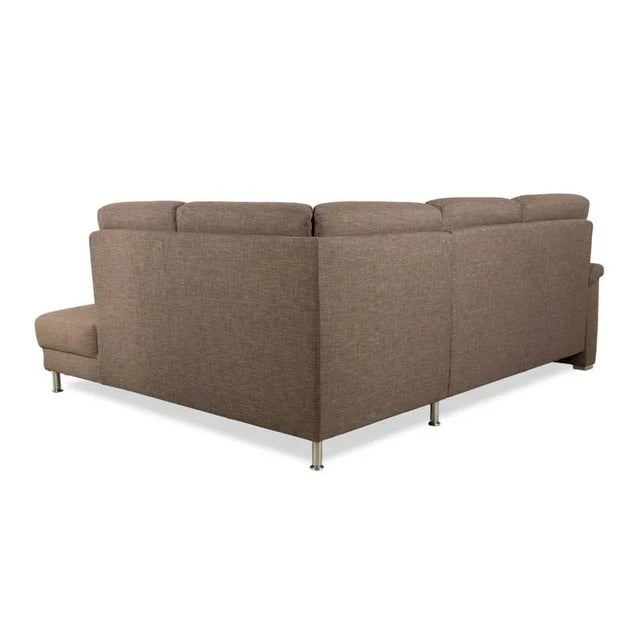 Brown-Grey Fabric Corner Sofa from Musterring For Sale - Image 12 of 15