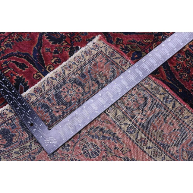 Early 20th Century Early 20th Century Antique Persian Sarouk Rug, 03'05 X 04'11 For Sale - Image 5 of 9
