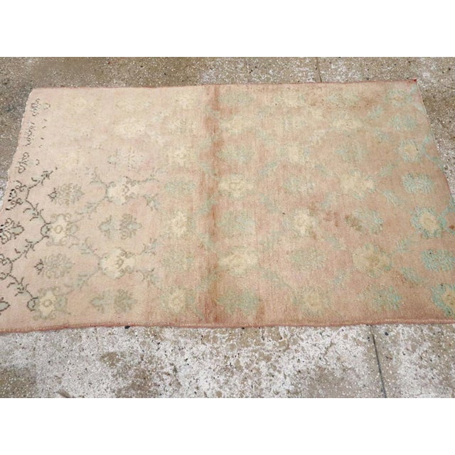 Brown Galerie Shabab Collection Mid-20th Century Turkish Anatolian Throw Rug For Sale - Image 8 of 9