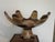 Mid-Century Modern 19" Two-Tone Monkey Pod Wood Lotus Petal Pedestal Centerpiece For Sale - Image 13 of 17