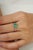 Modernist 0.98 Ct Natural Pear & Octagon Emerald Toi Et Moi Ring Size 8 by Carat&Her For Sale - Image 6 of 13