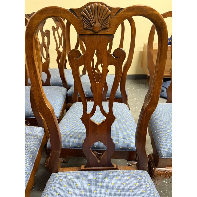 Vintage Pennsylvania House Queen Anne Style Dining Chairs (8) For Sale In Baton Rouge - Image 6 of 10