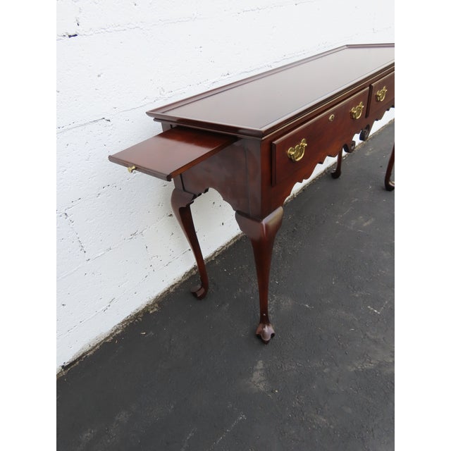 Statton Trutype Americana Long Narrow Library Console Entry Table 6391 For Sale - Image 14 of 18