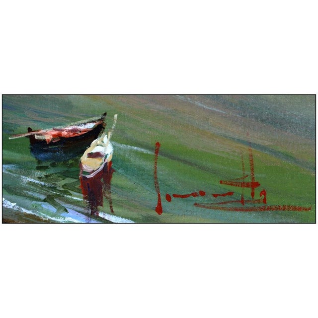 Impressionist Mid 20th Century Calm Waters, Claudio Simonetti For Sale - Image 3 of 5