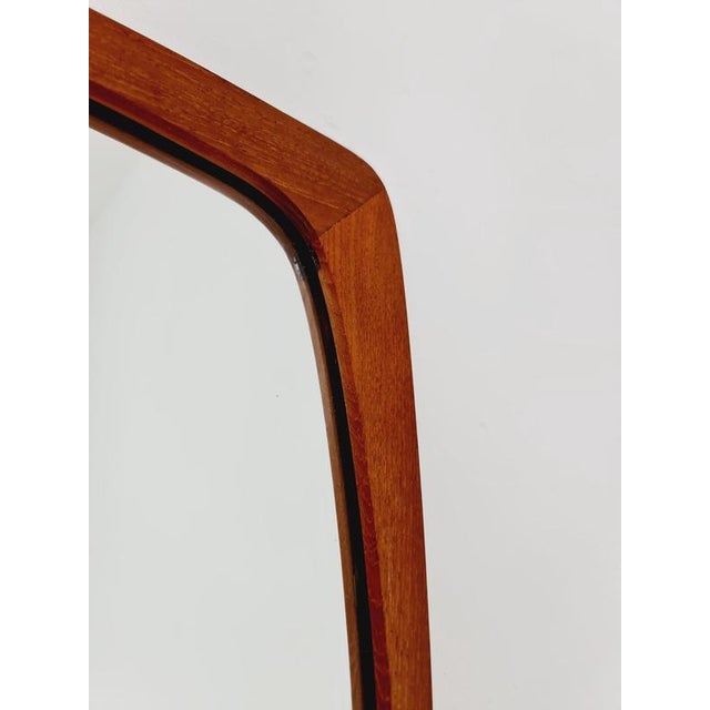 Large Mid-Century Modern Danish Wall-Mounted Mirror, 1960s For Sale - Image 12 of 16