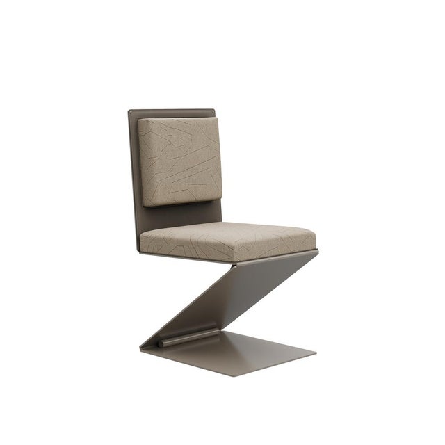 Contemporary Lombard Dining Chair by Porus Studio For Sale - Image 3 of 13