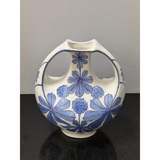 Ceramic 1900s Swedish Art Nouveau Vase by Alf Wallander for Rörstrand For Sale - Image 7 of 13