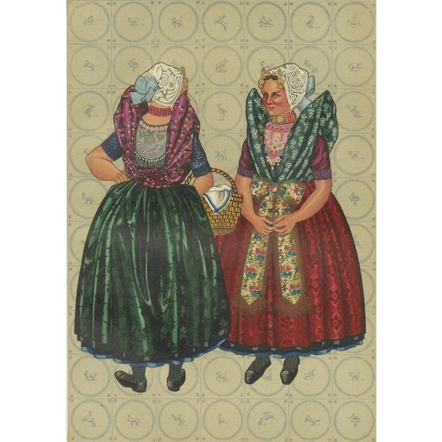 Elaborate Beadwork and Floral Silk in Axel Sunday Dress, 1932, Paper For Sale - Image 6 of 10