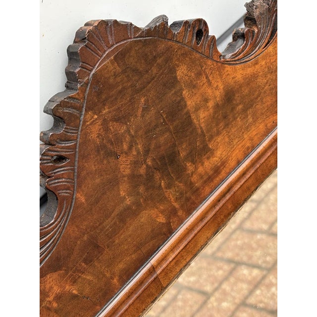 Georgian Fretwork Mirror in Mahogany For Sale - Image 4 of 9