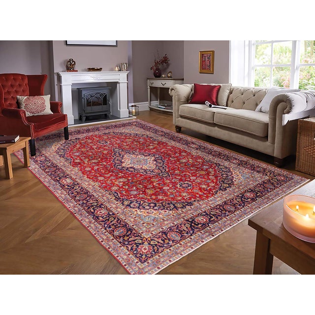 Elevate your home with the timeless beauty of a handmade Persian rug, renowned for its exceptional craftsmanship, rich...