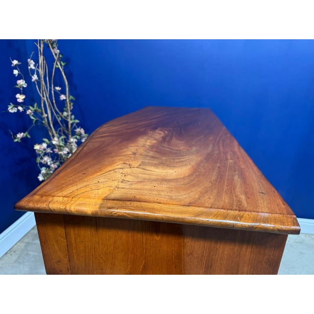 Antique Victorian Carved Flame Mahogany Sideboard For Sale - Image 10 of 18