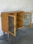 Oak Two-Door Cabinet With Multi-Colored Stained Glass Doors Danish Mid-Century Modern 1970s For Sale - Image 9 of 11