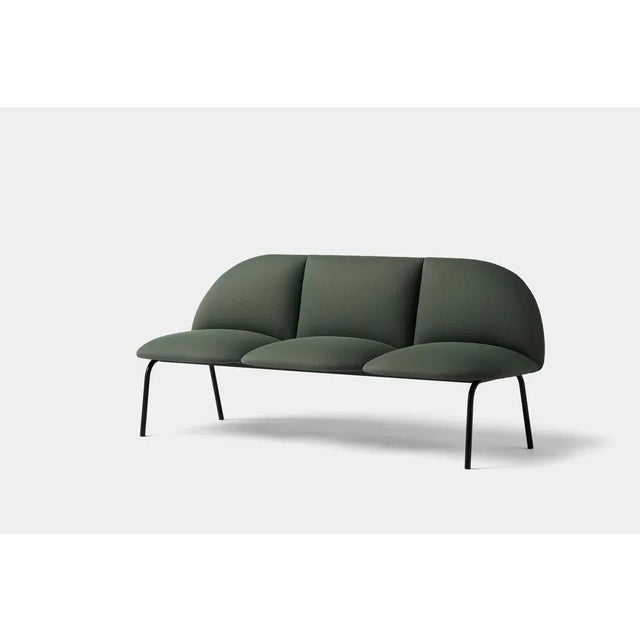 Terra 3 seater sofa by pepe albargues dimensions: w 192 x d 70 x h 82 x seat 46 materials: black painted iron frame and...