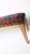 Antique Kazak Wool Rug Upholstered Bench, Rustic Tribal Accent Bench With Wooden Legs For Sale In Tampa - Image 6 of 11