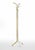 Vintage Mid-century Coat Hanger in golden and lacquered metal. Good condition except for some minor scratches.
