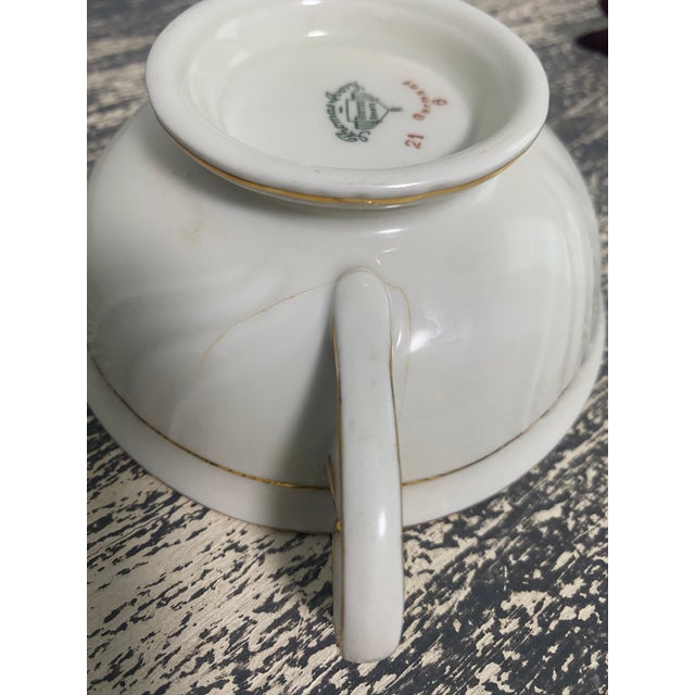 Vintage Thomas Ivory Bavaria Rose & Gold China Set — 53 Pieces For Sale - Image 11 of 12