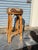 1970s Single Vintage Bar or Counter Stool in Bamboo in Vintage Upholstery For Sale - Image 5 of 5