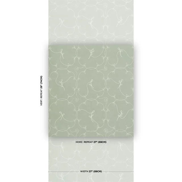 Airy and intricate, this medium-scale pattern evokes the delicacy of openwork embroidery and the spontaneity of line...