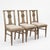 Early 20th Century Early 20th Century Neoclassical Revival Urn-Back Oak Dining Chairs, Set of 3 For Sale - Image 5 of 9