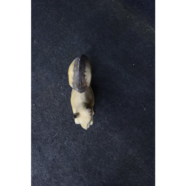 Folk Art Folk Art Carved Wooden Squirrel Figure For Sale - Image 3 of 14