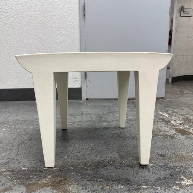 Philippe Starck for Kartell Bubble Club Side Table, Zinc White For Sale In San Francisco - Image 6 of 12