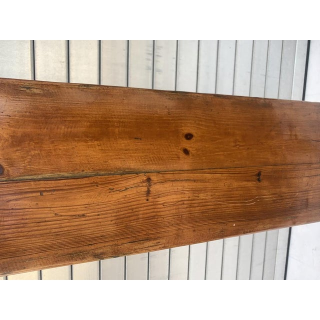 Folding Bench on Metal Legs, 1970s For Sale - Image 16 of 18