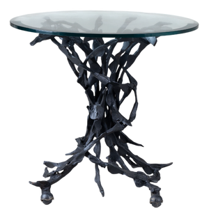 Wrought Iron and Glass Coffee Table, 1970s