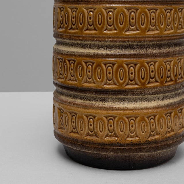 20th Century German 'W. Germany' Ceramic Vase For Sale - Image 12 of 18