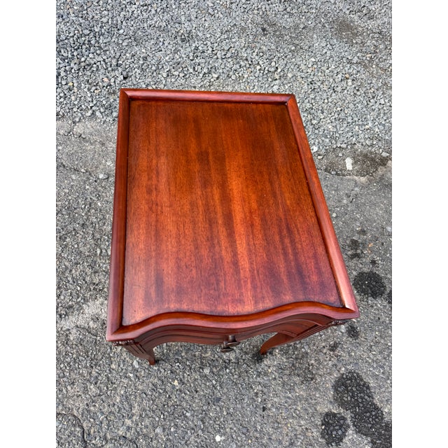 Pair of Antique Federal Style Nightstands/ Side Tables For Sale - Image 9 of 10