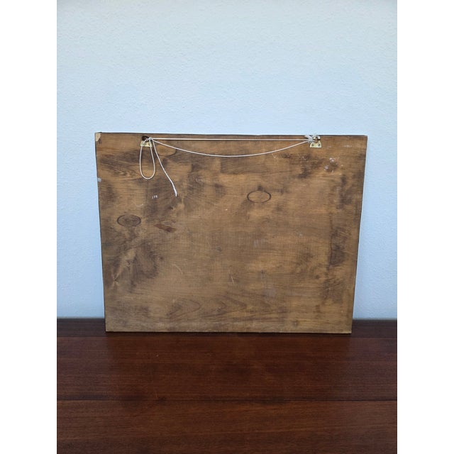 Antique Hammered Brass Dutch Golden Era Motif Wall Plaque For Sale - Image 9 of 10