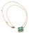 Van Cleef & Arpels Diamond Vintage Alhambra Malachite Holiday 2013 Necklace For Sale