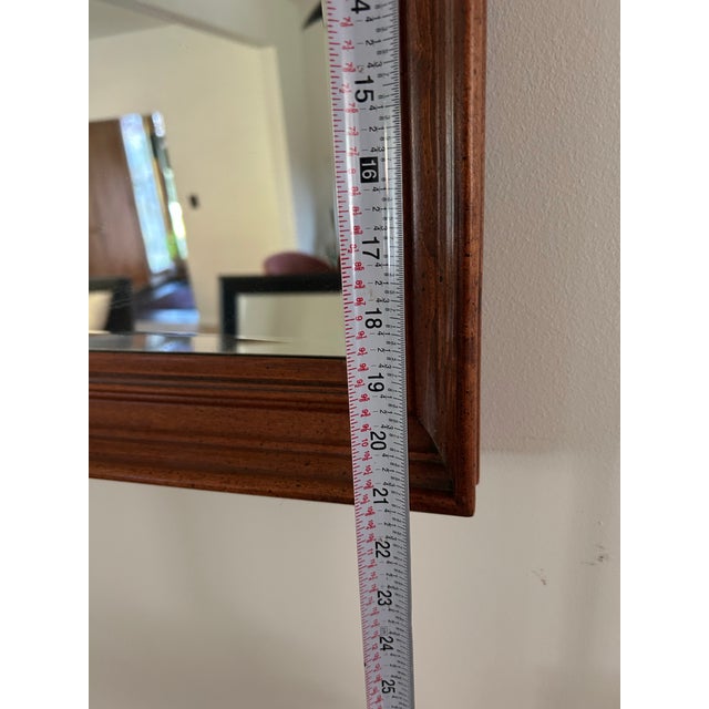 Traditional Early 21st Century Uttermost of Rocky Top Virginia Wood Beveled Wall Mirror For Sale - Image 3 of 10