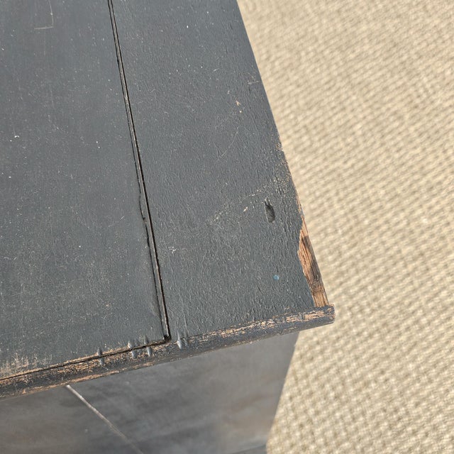 Antique Ebonized Pine Chest of Drawers - Circa 1830 For Sale - Image 9 of 18